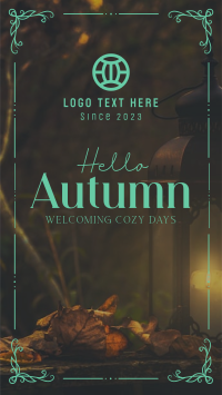 Hello Autumn Greeting Instagram Reel Image Preview