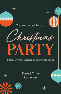 Ornamental Christmas Invitation