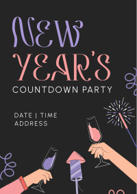 New Year Countdown Poster