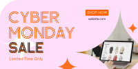 Quirky Cyber Monday Sale Twitter Post Design