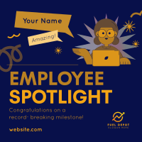 Employee Milestone Spotlight Instagram Post Image Preview