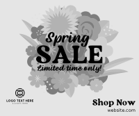 Spring Sale bouquet Facebook Post