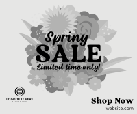 Spring Sale bouquet Facebook Post