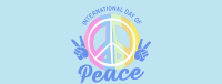 Peace Day Symbol Facebook Cover Image Preview