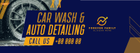 Car Wash Auto detailing Service Facebook Cover Image Preview