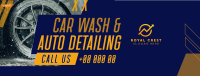 Car Wash Auto detailing Service Facebook Cover Image Preview