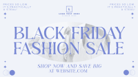 Minimalist Black Friday Fashion Facebook Event Cover