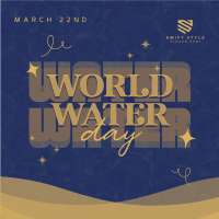 Quirky World Water Day Instagram Post