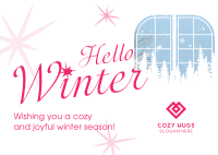 Winter Wishes Postcard
