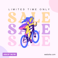 Pedal Your Way Sale Instagram Post