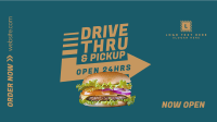 Fast Food Drive-Thru Facebook Event Cover