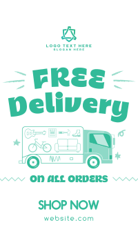 Shipping Delivery Quirky Instagram Reel Image Preview