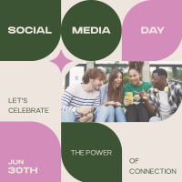 Social Media Day Modern Instagram Post Design
