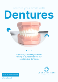 Denture Smile Poster