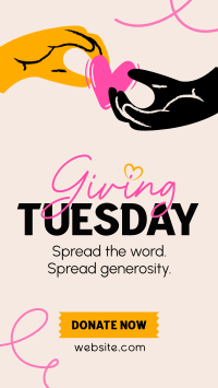 Give back this Giving Tuesday Facebook Story