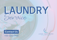 Clean Laundry Service Postcard