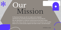 Stylish Our Mission Twitter Post