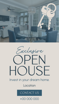 Elegant Open House Instagram Story