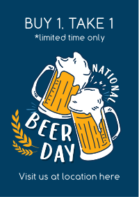 Beer Day Celebration Flyer