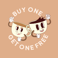 Coffee Buy One Get One  Instagram Post