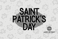 St. Patrick's Clover Pinterest Cover Image Preview