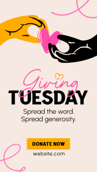 Give back this Giving Tuesday Instagram Reel Image Preview