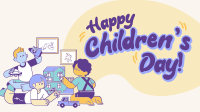 Quirky Children's Day Animation