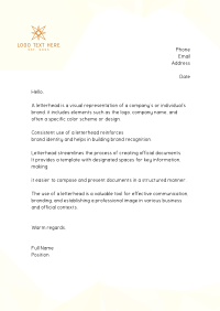 Generic Letterhead example 1