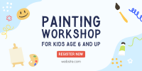 Art Class For Kids Twitter Post