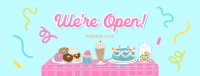 Dessert Picnic Buffet Facebook Cover Design