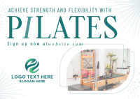 Simple Flexibility Pilates Postcard Design