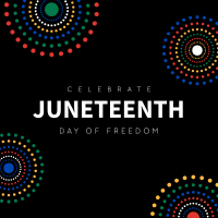Colorful Juneteenth Instagram Post