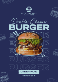 Cheese Burger Restaurant Poster