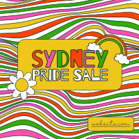 Y2K Sydney Pride Linkedin Post Design