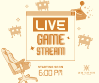 Feminine Game Stream Facebook Post