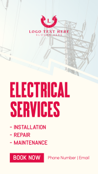 Electrician For Hire Instagram Story