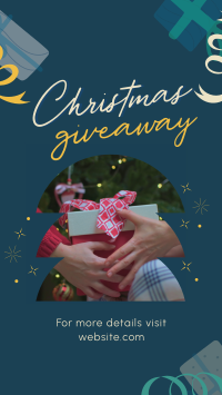 Christmas Giveaway Facebook Story