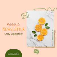 Fruity Weekly Newsletter Instagram Post Design