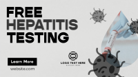 Textured Hepatitis Testing Animation