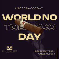 World No Tobacco Day Instagram Post