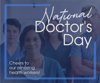 Celebrate National Doctors Day Facebook Post