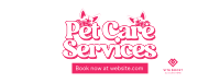 Pet Care Services Facebook Cover Image Preview