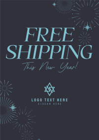 New Year Shipping Poster