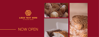 Now Open Bakery Facebook Cover