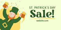 St. Patrick's Greeting Promo Sale Twitter Post