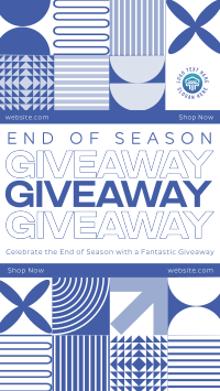 Geometric Conservative Season End Giveaway TikTok Video