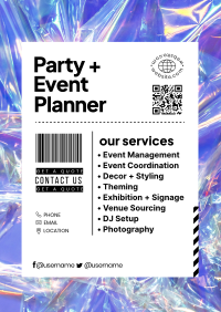 Fun Party Planner Flyer Design