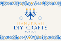 Floral Hanukkah Pinterest Cover Design