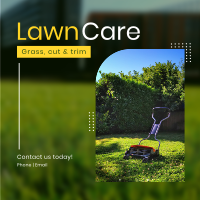 Lawn Mower Instagram Post Design