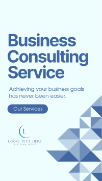 Business Consulting Facebook Story Design